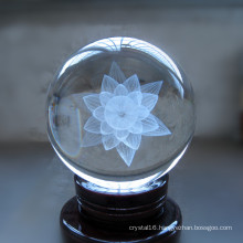 3D Laser Crystal Glass Ball Craft for Souvenir